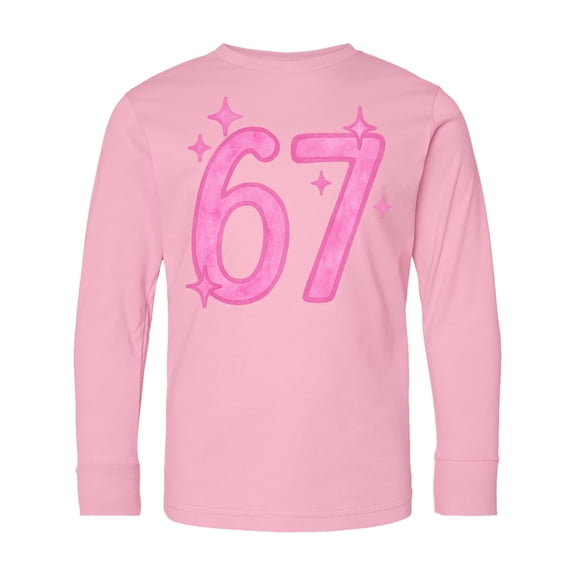 Inktastic 67 Tween Vibe Long Sleeve Youth T-Shirt
