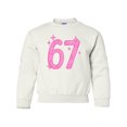 thumbnail image 1 of Inktastic 67 Tween Vibe Youth Sweatshirt, 1 of 4