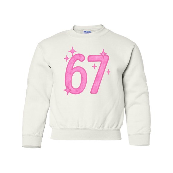 Inktastic 67 Tween Vibe Youth Sweatshirt