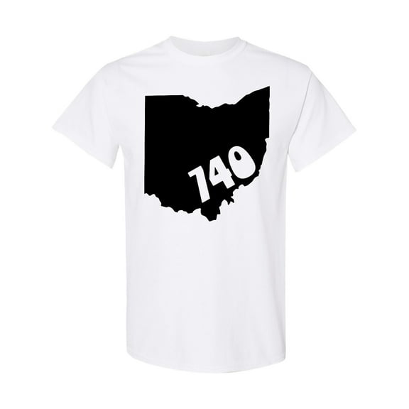 Inktastic 740 Ohio Phone Code T-Shirt