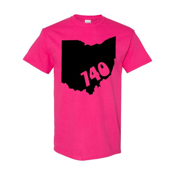Inktastic 740 Ohio Phone Code T-Shirt