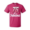 thumbnail image 1 of Inktastic 75 and Fabulous with Sparkles T-Shirt, 1 of 5
