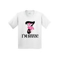 thumbnail image 1 of Inktastic 7th Birthday Flamingo 7 Year Old Girl Youth T-Shirt, 1 of 5