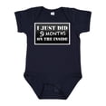 thumbnail image 1 of Inktastic 9 Months on the Inside Boys or Girls Baby Bodysuit, 1 of 5