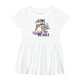 thumbnail image 1 of Inktastic A Girl Who Loves Her Beagle Girls Baby Dress, 1 of 5