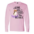 thumbnail image 1 of Inktastic A Girl Who Loves Her Beagle Long Sleeve T-Shirt, 1 of 5
