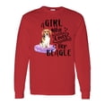 thumbnail image 1 of Inktastic A Girl Who Loves Her Beagle Long Sleeve T-Shirt, 1 of 5