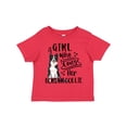 thumbnail image 1 of Inktastic A Girl Who Loves Her Border Collie Boys or Girls Toddler T-Shirt, 1 of 5