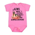 thumbnail image 1 of Inktastic A Girl Who Loves Her German Shepherd Boys or Girls Baby Bodysuit, 1 of 5
