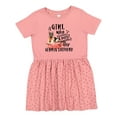 thumbnail image 1 of Inktastic A Girl Who Loves Her German Shepherd Girls Toddler Dress, 1 of 5