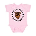 thumbnail image 1 of Inktastic A Girl Who Loves Horses Boys or Girls Baby Bodysuit, 1 of 5
