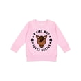 thumbnail image 1 of Inktastic A Girl Who Loves Horses Toddler Sweatshirt, 1 of 4