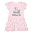 thumbnail image 1 of Inktastic A Little Bit of Heaven Sent Down to Earth Cute Elephants Girls Toddler Dress, 1 of 4