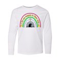 thumbnail image 1 of Inktastic A Lot Can Happen in Three Days Easter Rainbow Long Sleeve Youth T-Shirt, 1 of 5