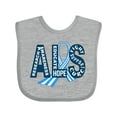 thumbnail image 1 of Inktastic ALS Awareness Ribbon Boys or Girls Baby Bib, 1 of 4