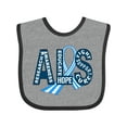 thumbnail image 1 of Inktastic ALS Awareness Ribbon Boys or Girls Baby Bib, 1 of 4