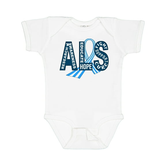 Inktastic ALS Awareness Ribbon Boys or Girls Baby Bodysuit