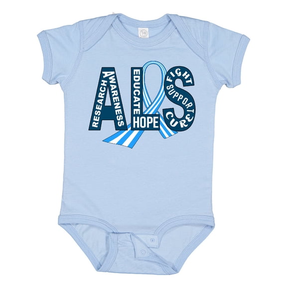 Inktastic ALS Awareness Ribbon Boys or Girls Baby Bodysuit