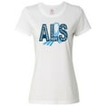 thumbnail image 1 of Inktastic ALS Awareness Ribbon Women's T-Shirt, 1 of 5