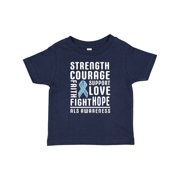 Inktastic ALS Awareness Strength Courage Support Boys or Girls Baby T-Shirt