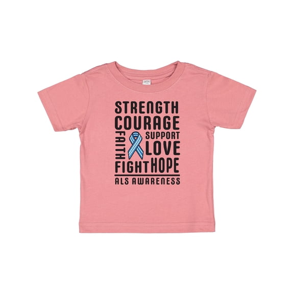 Inktastic ALS Awareness Strength Courage Support Boys or Girls Baby T-Shirt