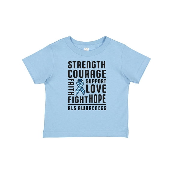 Inktastic ALS Awareness Strength Courage Support Boys or Girls Baby T-Shirt