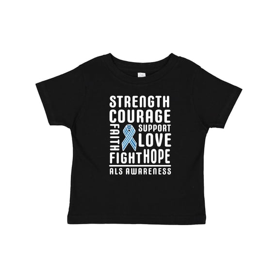 Inktastic ALS Awareness Strength Courage Support Boys or Girls Baby T-Shirt