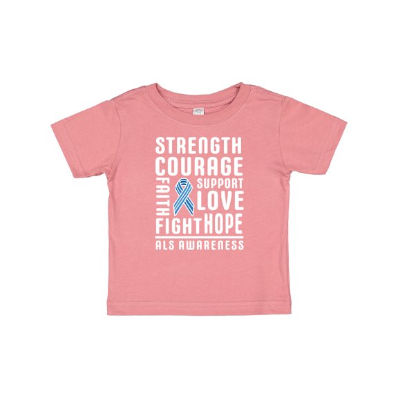 Inktastic ALS Awareness Strength Courage Support Boys or Girls Baby T-Shirt