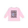thumbnail image 1 of Inktastic ALS Awareness Strength Courage Support Boys or Girls Long Sleeve Toddler T-Shirt, 1 of 5
