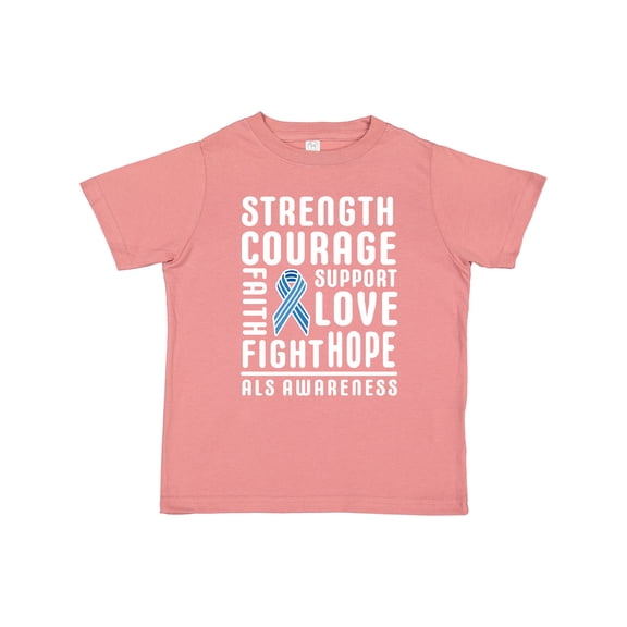 Inktastic ALS Awareness Strength Courage Support Boys or Girls Toddler T-Shirt