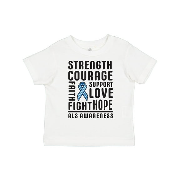 Inktastic ALS Awareness Strength Courage Support Boys or Girls Toddler T-Shirt
