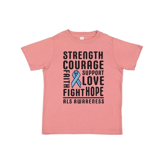 Inktastic ALS Awareness Strength Courage Support Boys or Girls Toddler T-Shirt