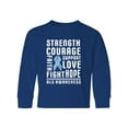 thumbnail image 1 of Inktastic ALS Awareness Strength Courage Support Long Sleeve Youth T-Shirt, 1 of 5