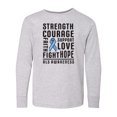 thumbnail image 1 of Inktastic ALS Awareness Strength Courage Support Long Sleeve Youth T-Shirt, 1 of 5