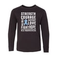 thumbnail image 1 of Inktastic ALS Awareness Strength Courage Support Long Sleeve Youth T-Shirt, 1 of 5