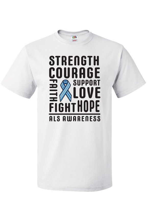 ALS Awareness Strength Courage Support T-Shirt
