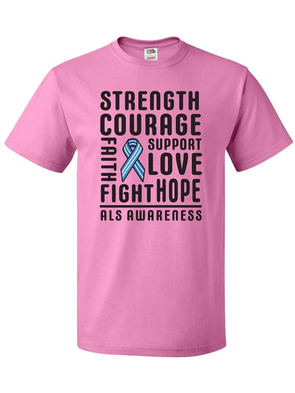 ALS Awareness Strength Courage Support T-Shirt
