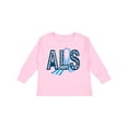 thumbnail image 1 of Inktastic ALS Awareness ribbon Boys or Girls Long Sleeve Toddler T-Shirt, 1 of 5