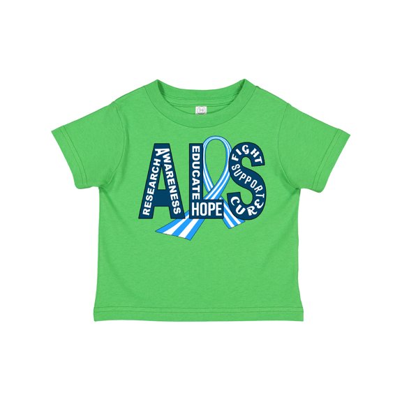 Inktastic ALS Awareness ribbon Boys or Girls Toddler T-Shirt