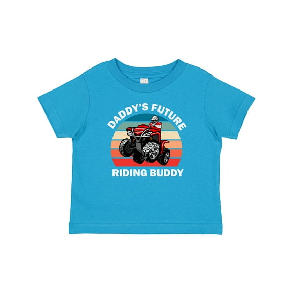 Inktastic ATV Daddys Future Riding Buddy Boys Baby T-Shirt
