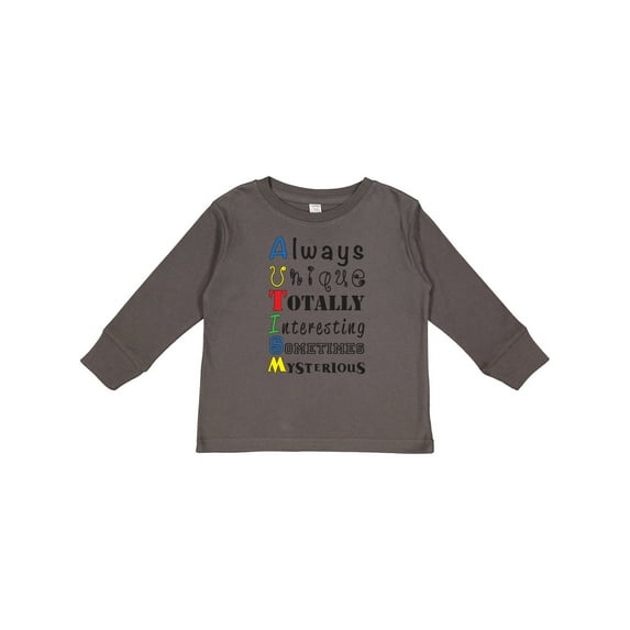 Inktastic AUTISM Boys or Girls Long Sleeve Toddler T-Shirt