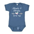 thumbnail image 1 of Inktastic Abuelo and Abuela Love Me- Heart Grandchild Boys or Girls Baby Bodysuit, 1 of 5