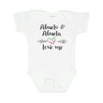 thumbnail image 1 of Inktastic Abuelo and Abuela Love Me Heart Grandchild Boys or Girls Baby Bodysuit, 1 of 5