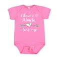 thumbnail image 1 of Inktastic Abuelo and Abuela Love Me- Heart Grandchild Boys or Girls Baby Bodysuit, 1 of 5