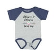 thumbnail image 1 of Inktastic Abuelo and Abuela Love Me Heart Grandchild Boys or Girls Baby Bodysuit, 1 of 5
