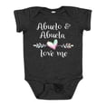 thumbnail image 1 of Inktastic Abuelo and Abuela Love Me- Heart Grandchild Boys or Girls Baby Bodysuit, 1 of 5