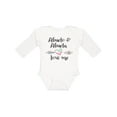thumbnail image 1 of Inktastic Abuelo and Abuela Love Me Heart Grandchild Boys or Girls Long Sleeve Baby Bodysuit, 1 of 5