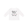 thumbnail image 1 of Inktastic Abuelo and Abuela Love Me- Heart Grandchild Boys or Girls Long Sleeve Toddler T-Shirt, 1 of 5