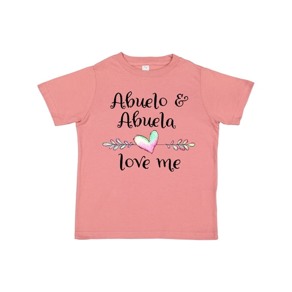 Inktastic Abuelo and Abuela Love Me- Heart Grandchild Boys or Girls Toddler T-Shirt