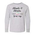 thumbnail image 1 of Inktastic Abuelo and Abuela Love Me- Heart Grandchild Long Sleeve Youth T-Shirt, 1 of 5